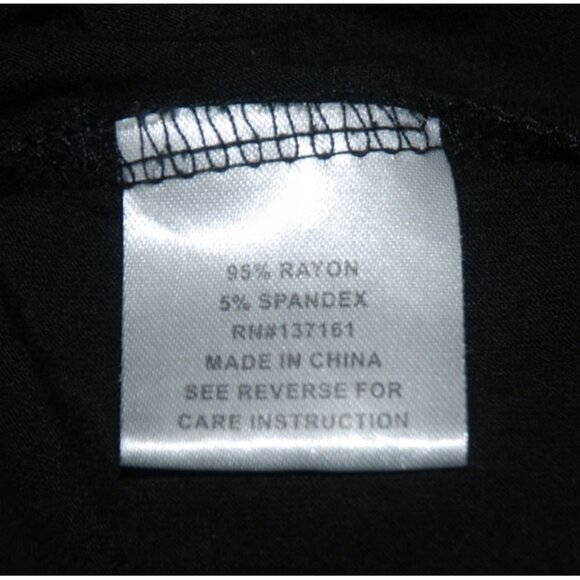 Shannon Ford Women's Black Blouse Top Size 2X Long Sleeve Stretch Open Weave - Picture 8 of 9